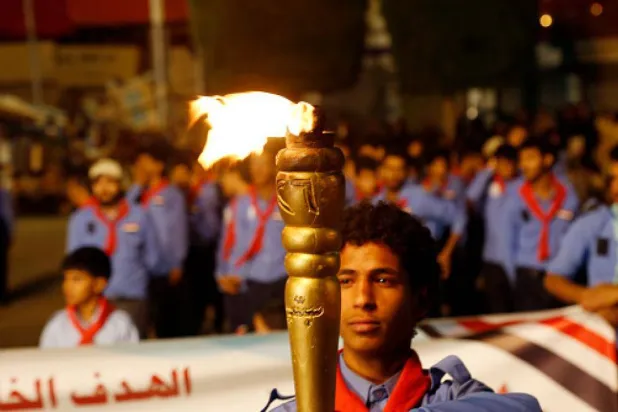 اليمنيون يعدّون الاحتفال بذكرى «ثورة 26 سبتمبر 1962» إحدى وسائل مواجهة الحوثيين (غيتي)