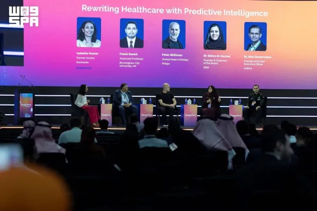 Chief Strategy Officer of the Saudi Data and AI Authority (SDAIA) Abdullah Alkhodairi said Saudi Arabia is moving toward adopting an AI-first approach. (SPA) 