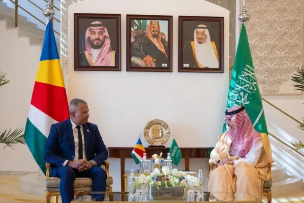 Saudi Minister of Foreign Affairs and Vice President of the Republic of Seychelles  - SPA