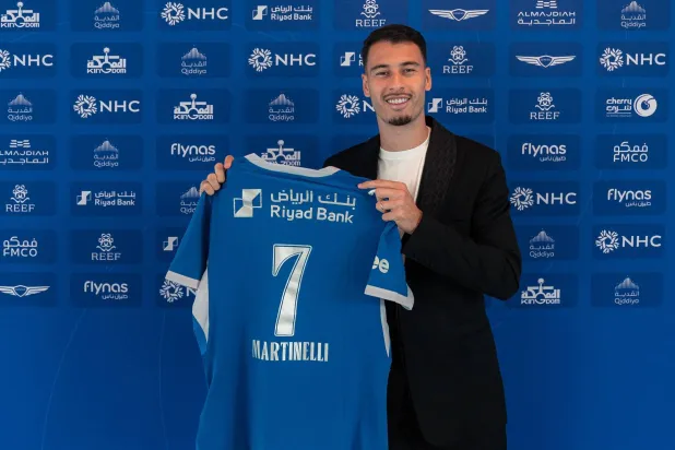 مارتينيلي سيحمل القميص رقم 7 (نادي الهلال)