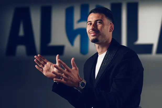 البرازيلي غابرييل مارتينيلي لاعب الهلال الجديد (نادي الهلال)