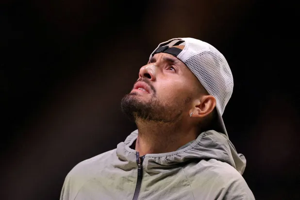 Australia's Nick Kyrgios after a match in December 2025. (Reuters)