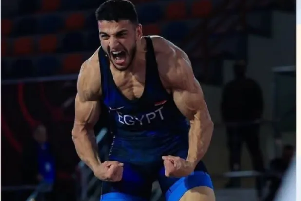 أبطال المصارعة المصريون حققوا العديد من الميداليات (اللجنة الأولمبية المصرية)