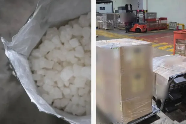 An image showing a portion of the seized quantity of ketamine (Saudi Ministry of Interior) 