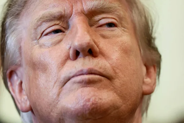  US President Donald Trump attends an event to sign executive orders related to beef, in the Oval Office of the White House, in Washington, DC, US, September 4, 2026. (Reuters)
