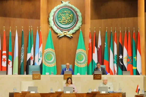 جانب من اجتماع المندوبين الدائمين (الجامعة العربية)