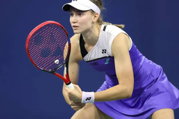 Second-seeded Elena Rybakina is through to the fourth round of the US Open after a victory over Yuliia Starodubtseva. Caleb Bowlin / GETTY IMAGES NORTH AMERICA/AFP
