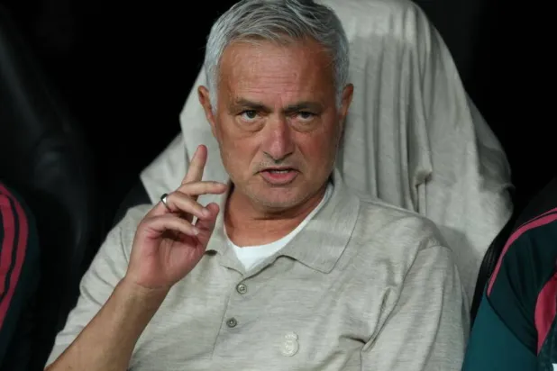 Real Madrid coach Jose Mourinho kicks off his European comeback with Los Blancos against his former club Inter Milan. Thomas COEX / AFP
