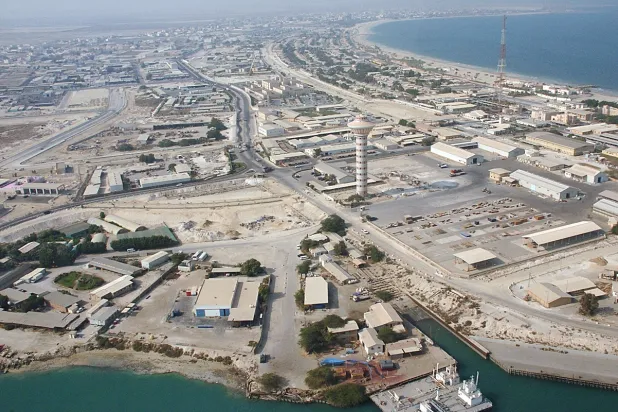Aerial view of Al-Khafji Governorate (King Abdulaziz Foundation)