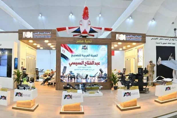 طائرات مصرية متطورة في معرض «العلمين للطيران والفضاء» (الهيئة العربية للتصنيع)