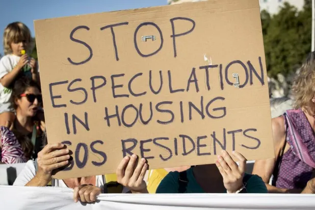 Though hugely popular with visitors, short-term lodgings are blamed by residents in many popular travel destinations for depriving locals of apartments for long-term rent and pushing up prices. JAIME REINA / AFP/File
