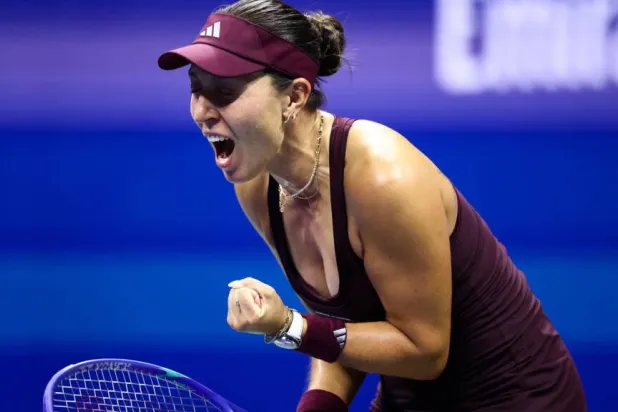 Jessica Pegula is through to the US Open semi-finals after a victory over fellow American Emma Navarro. CHARLY TRIBALLEAU / AFP
