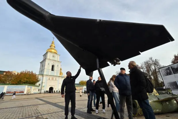 Ukraine developed its anti-drone defenses hastily after Russia's 2022 invasion. Sergei SUPINSKY / AFP/File
