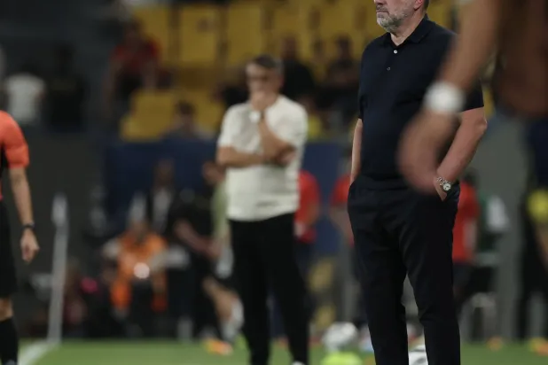 بوستيكوغلو خلال مواجهة النصر أمام أبها (تصوير: عبدالعزيز النومان)