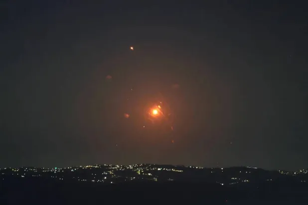 Jordanian air defenses intercept missiles launched from Iran, September 9, 2026 (EPA)
