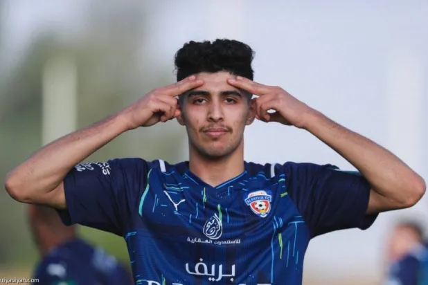 مالك العبد المنعم مهاجم الفيحاء (نادي الفيحاء)