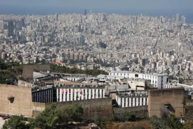 A view of Roumieh Prison, east of Beirut, in October 2020. (Reuters file)