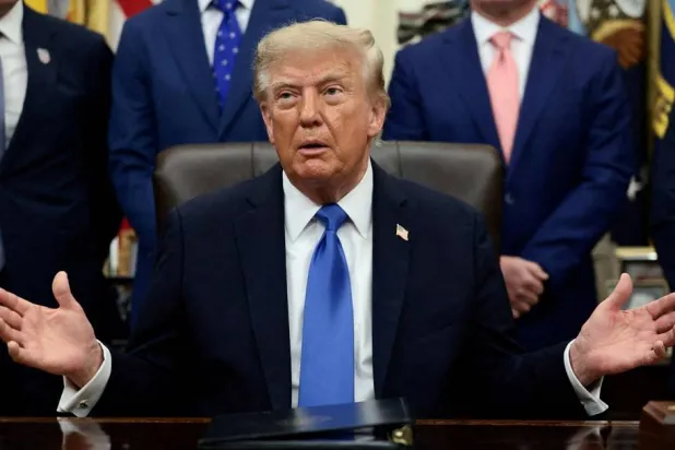 US President Donald Trump speaks during a meeting with travel executives in the Oval Office at the White House in Washington, DC, US, September 2, 2026. (Reuters) 