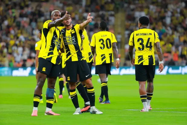 الاتحاد لعب 7 مباريات دون التعرض لأي خسارة (تصوير: محمد المانع) 