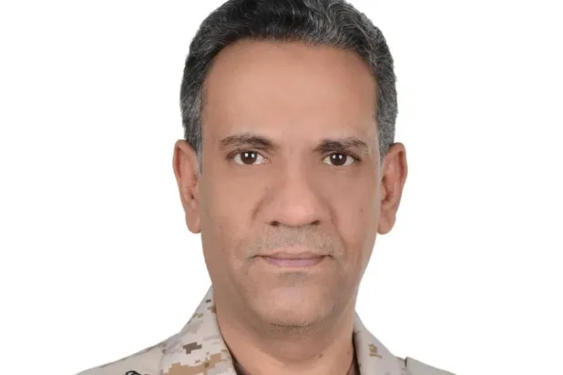 Coalition spokesman Major General Turki Al-Malki. (Asharq Al-Awsat)