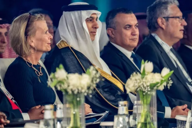 رئيس الهيئة السعودية للبيانات والذكاء الاصطناعي الدكتورعبد الله الغامدي خلال حضوره المؤتمر (سدايا)