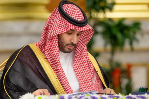 Prince Mohammed bin Salman bin Abdulaziz Al Saud, Crown Prince and Prime Minister, chairs the cabinet meeting in Jeddah. (SPA)