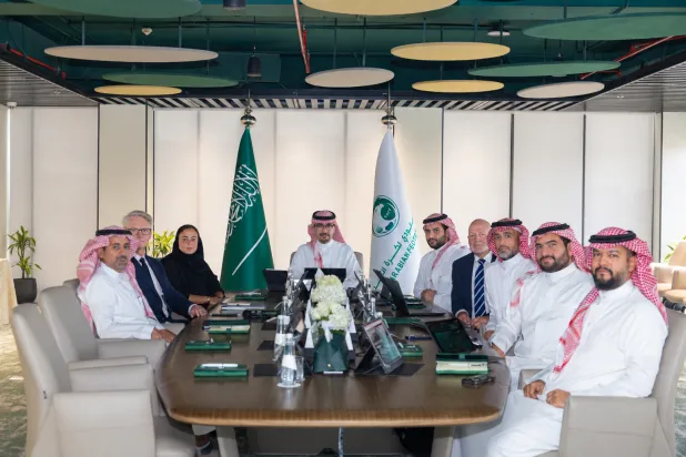 جانب من الاجتماع الدوري الأول لمجلس إدارة الاتحاد السعودي لكرة القدم (الشرق الأوسط)