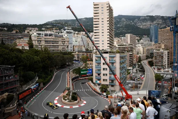 Formula One F1 - Monaco Grand Prix - Circuit de Monaco, Monaco - May 24, 2024 General view of McLaren's Lando Norris during practice. (Reuters)
