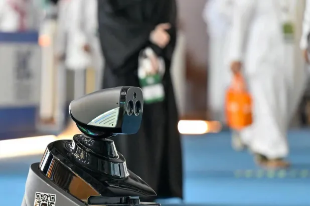 Robots and smart technologies showcased at the Saudi Industry Forum 2026 at the Jeddah Superdome. (SPA) 