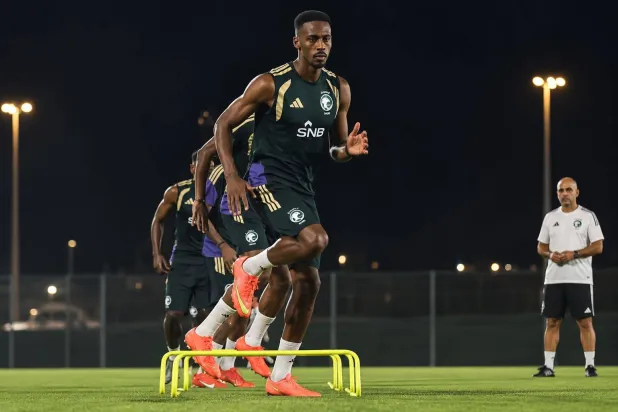 المنتخب السعودي يواصل استعداداته لـ«خليجي 27» (المنتخب السعودي)