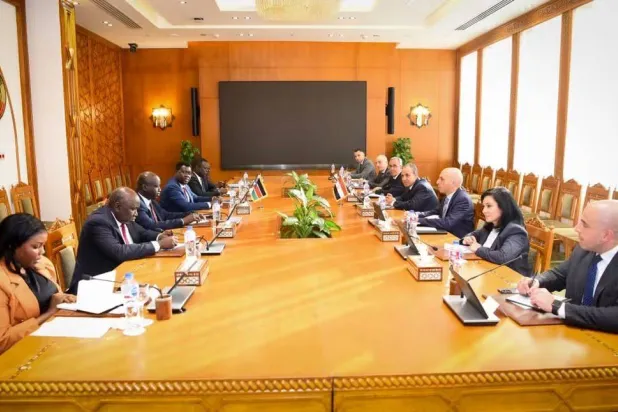 محادثات وزير الخارجية المصري مع نظيره الجنوب سوداني في القاهرة ديسمبر 2025 (الخارجية المصرية) 