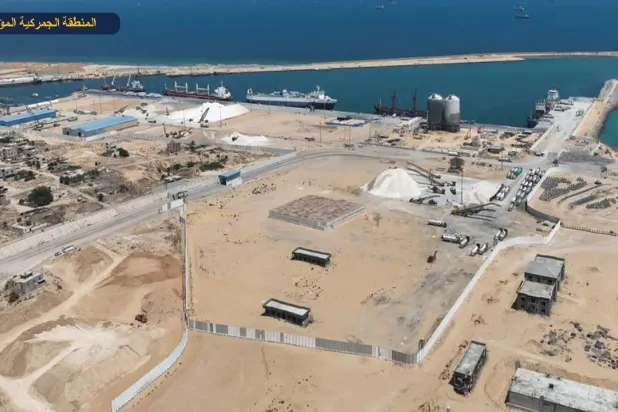 أعمال التطوير في ميناء العريش البحري (وزارة النقل المصرية)
