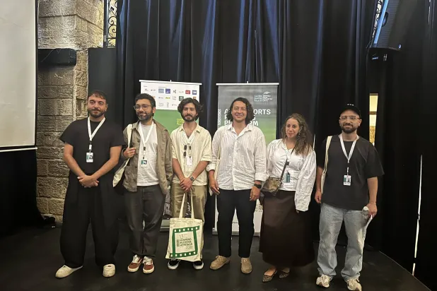 المخرجون الشباب المتقدّمون إلى منصة مهرجان طرابلس لتمويل الأفلام القصيرة (الشرق الأوسط)