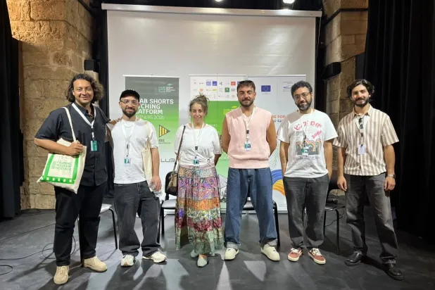 المخرجون الشباب المتقدّمون إلى منصة مهرجان طرابلس لتمويل الأفلام القصيرة (الشرق الأوسط)