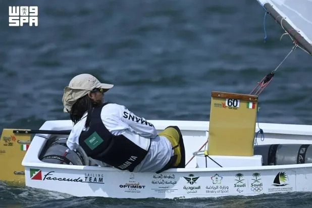Fleet races continued Sunday at the Arab Sailing Championship for the Optimist class at the Jeddah Sailing Center. (SPA)