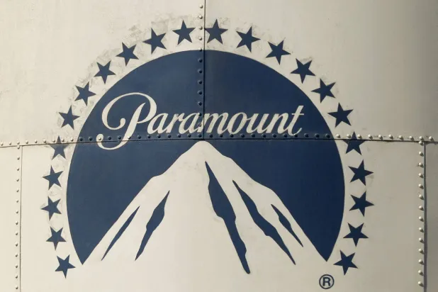 The Paramount logo is shown on one of the studio's structures at the Paramount studio lot in Hollywood, Los Angeles, California, US, February 26, 2026. (Reuters)