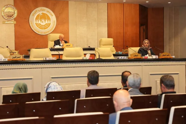 جلسة لمجلس النواب الليبي في 14 سبتمبر الحالي (الصفحة الرسمية للمجلس)
