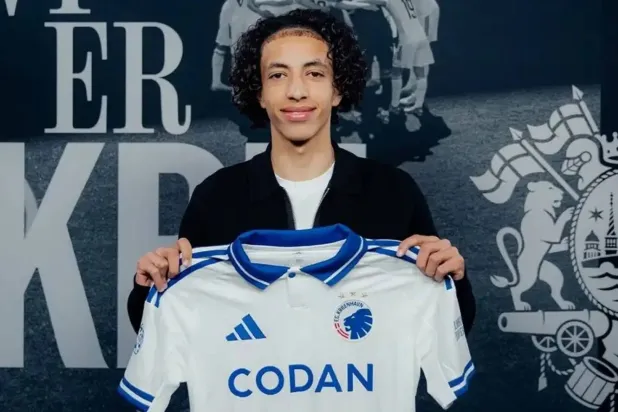لاعب الوسط المغربي الشاب إلياس هويرة (نادي كوبنهاغن)