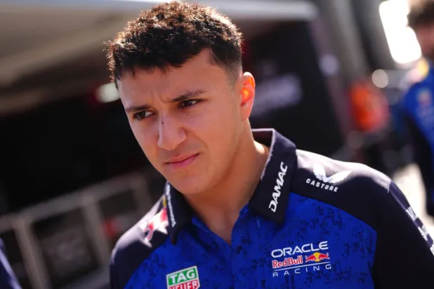 FILED - 22 September 2026, Hungary, Mogyorod: French Formula One driver Isack Hadjar of Oracle Red Bull Racing arrives at the paddock ahead of 2026 Hungarian Grand Prix. Photo: David Davies/PA Wire/dpa