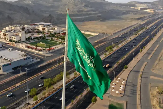 Flying the flag at such a height underscores its national significance and the values of monotheism - SPA