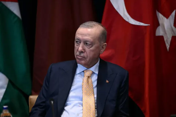 الرئيس التركي رجب طيب إردوغان يعقد اجتماعاً في نيويورك يوم 22 سبتمبر 2026 (أ.ف.ب)