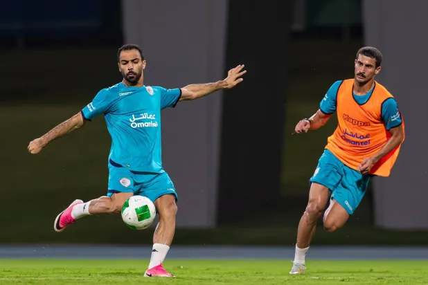من استعدادات عمان للمباراة (المنتخب العماني)