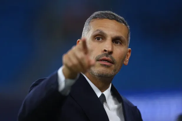 Manchester City chairman Khaldoon Al Mubarak is seen before a match. Etihad Stadium, Manchester, Britain - September 18, 2024. Action Images via Reuters/Lee Smith/File Photo 