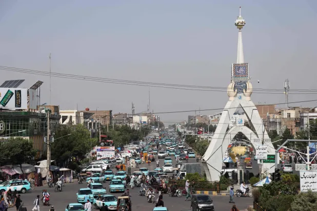 صور عامة من العاصمة كابول (أ.ف.ب)