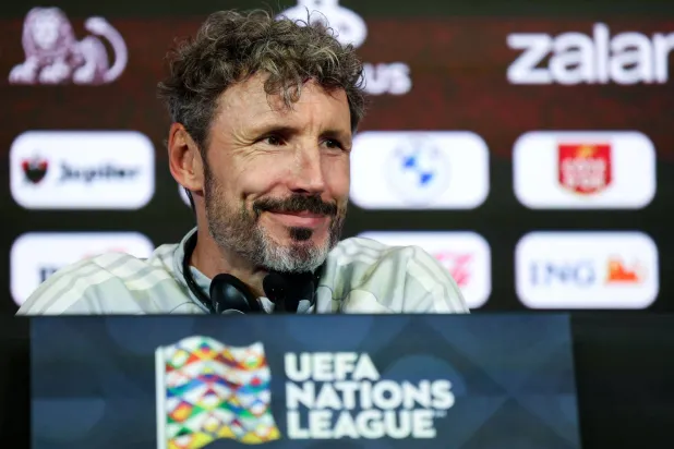 مدرب المنتخب البلجيكي مارك فان بوميل (أ.ف.ب)