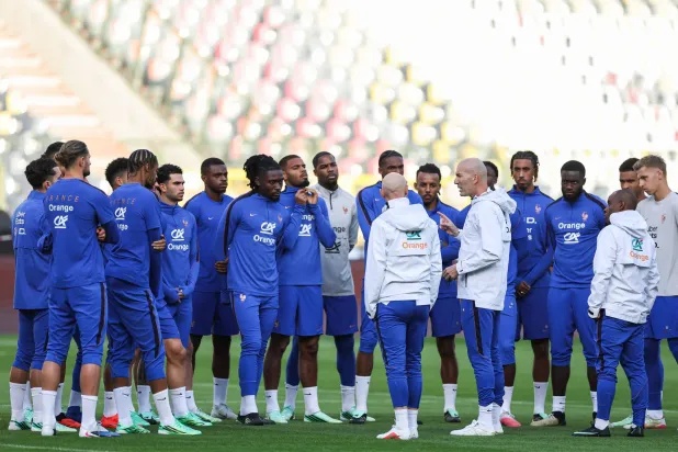 منتخب فرنسا يبحث عن خيارات هجومية مختلفة في مواجهته ضد بلجيكا (أ.ف.ب)