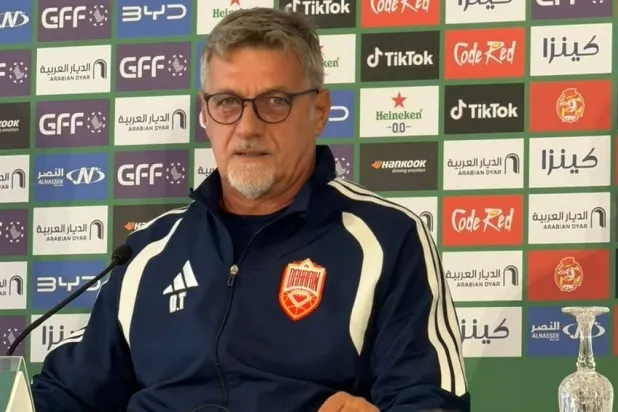 الكرواتي دراغان تالاييتش مدرب المنتخب البحريني (الشرق الأوسط)
