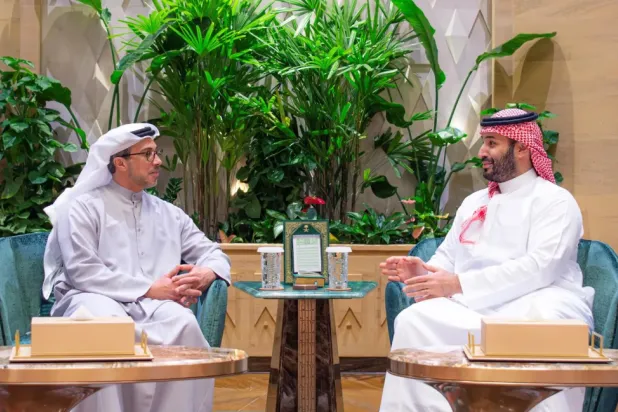 Saudi Crown Prince and Prime Minister and UAE Vice President and Deputy Prime Minister - SPA