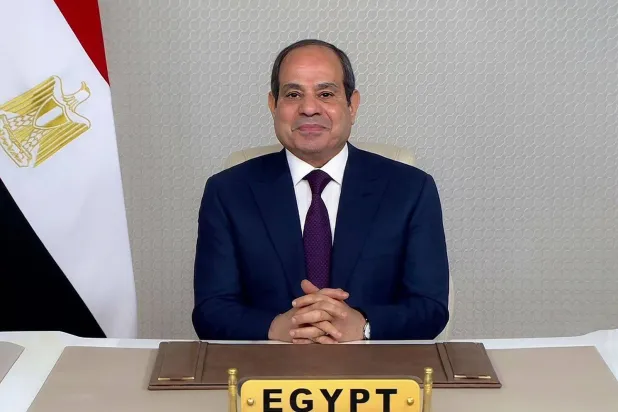 الرئيس المصري عبد الفتاح السيسي خلال أحد اللقاءات (الرئاسة المصرية)