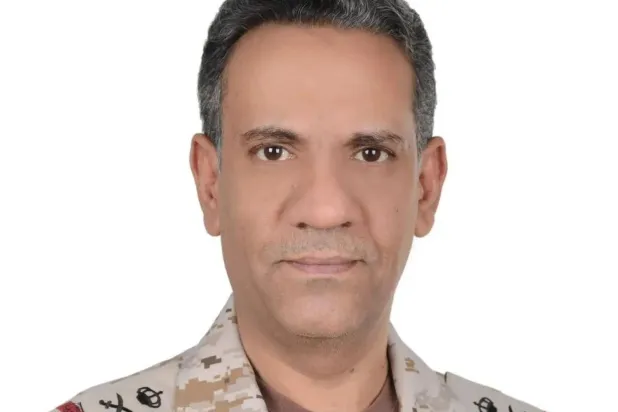 Official Spokesman for the Coalition to Support Legitimacy in Yemen Major General Turki Al-Malki. (Asharq Al-Awsat)